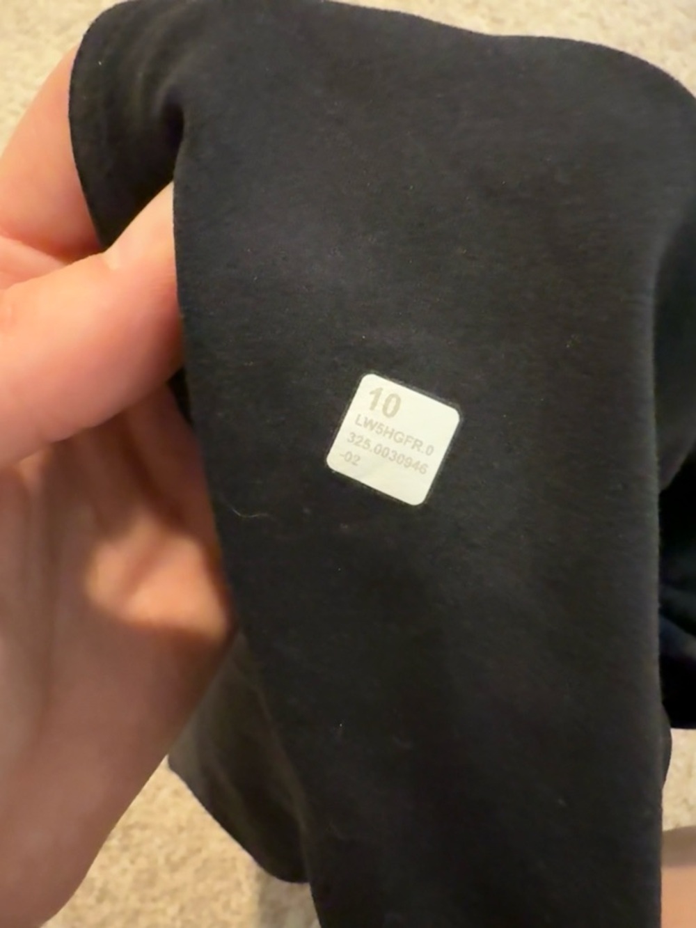 *WORN ONCE* lululemon athletica Black Jogger Leggings - Picture 2 of 7